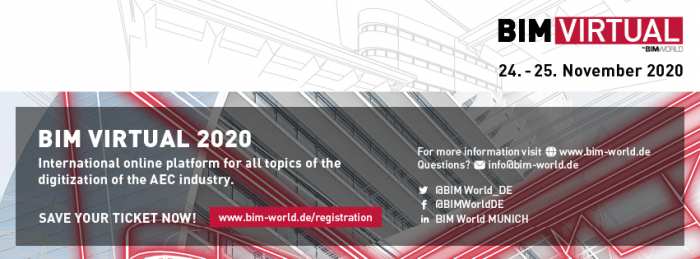 Wir sind mit dabei - BIM Virtual 2020 am 24. und 25.November